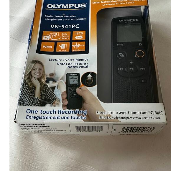 Olympus VN‑541PC Digital Voice Recorder with PC Connection - Picture 2 of 7